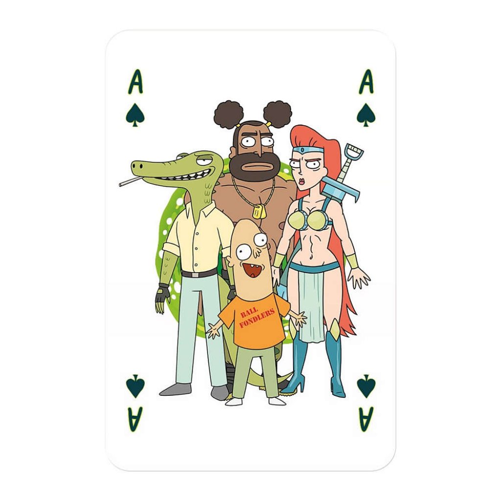 Hrací karty  Waddingtons 36965 Rick a Morty