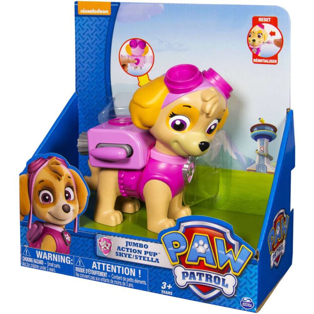 Hrací set Paw Patrola, Psí patrola - Super figurka SKYE 17cm