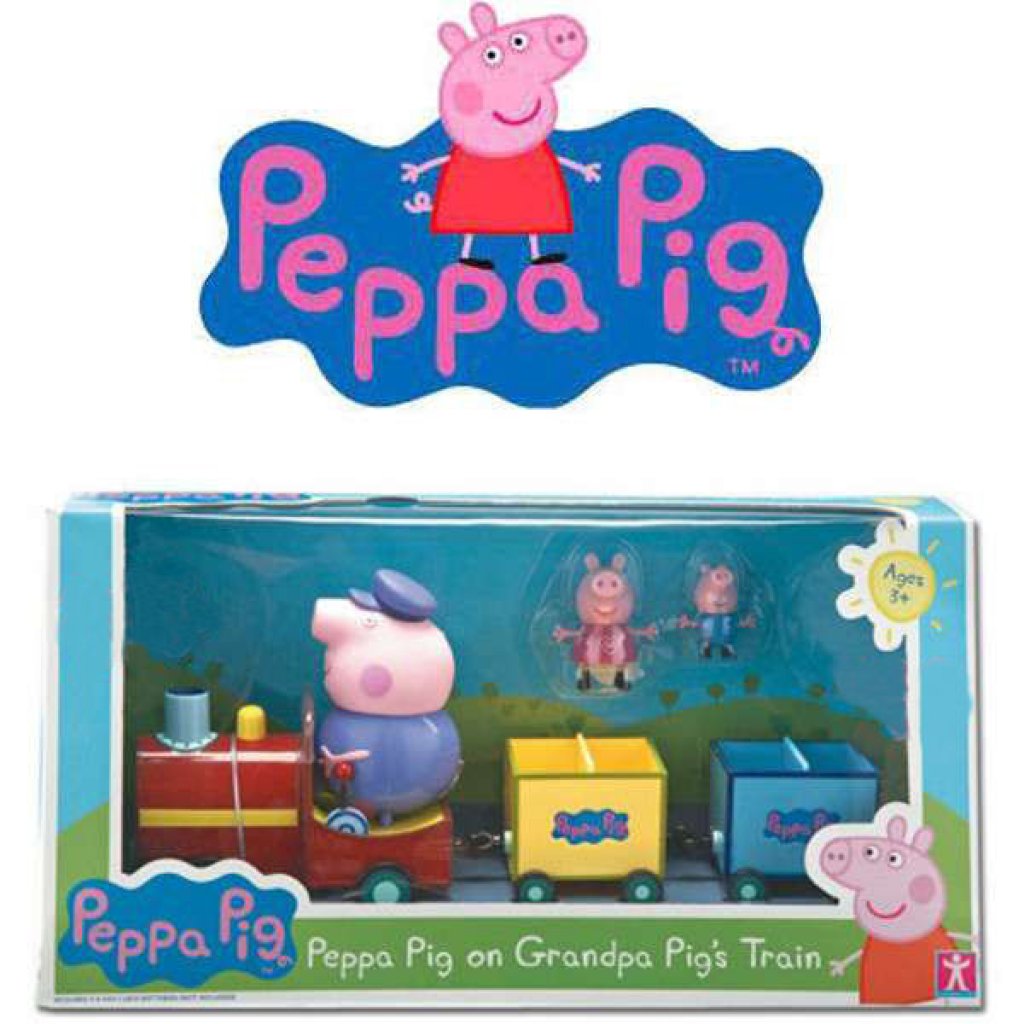 Hrací set Peppa Pig - mašinka, vláček