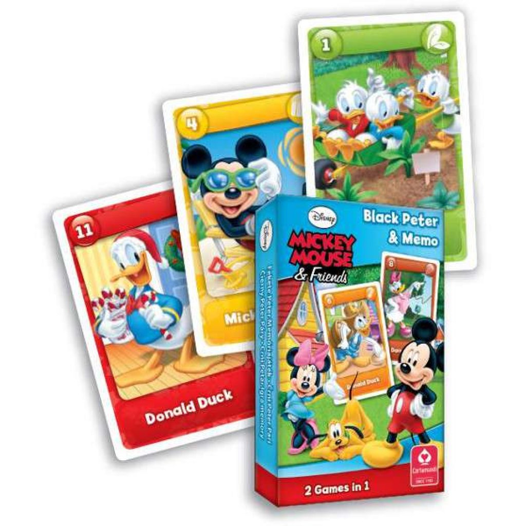 Karty 2v1 Černý Petr+memos 00247 - Mickey Mouse a kačeři