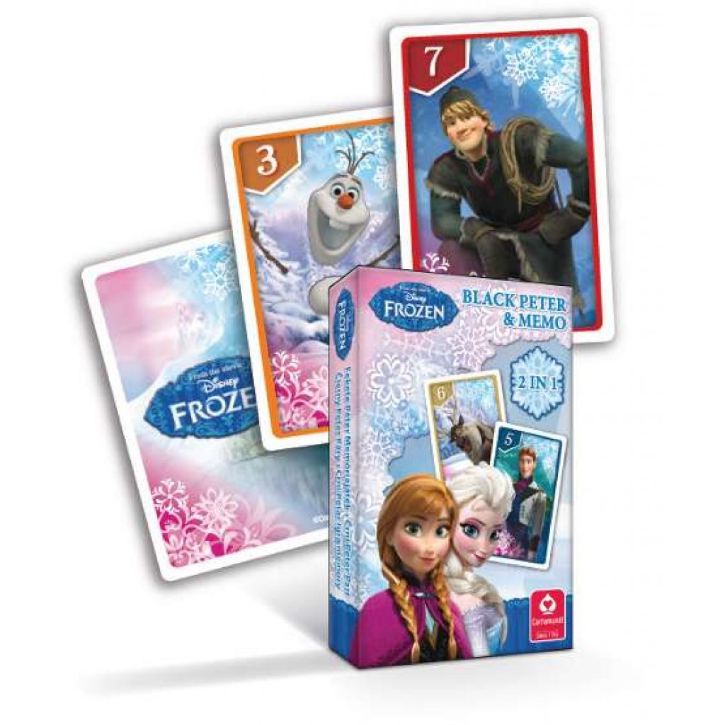 Karty Černý Petr a memo 2v1 0260 - Ledové království, Frozen