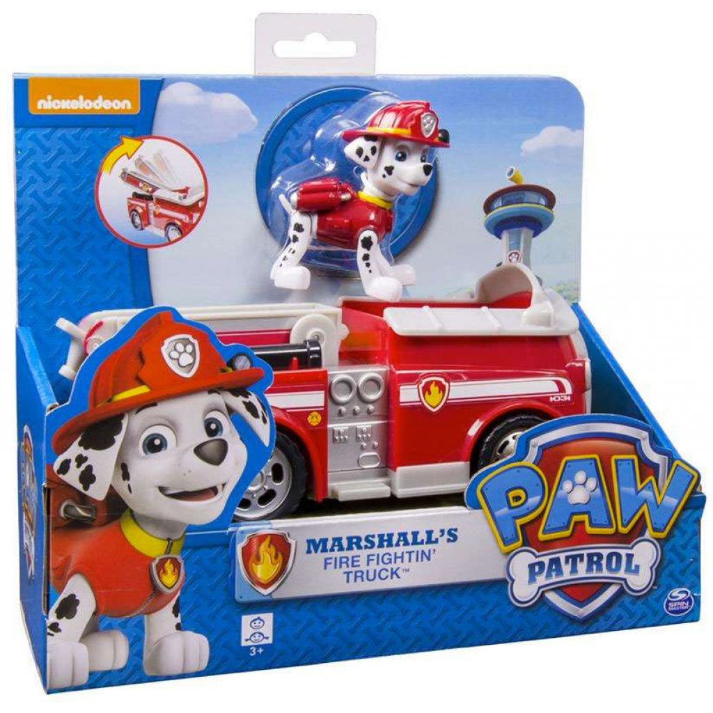 Marshall Fire hasičský vůz PAW patrola - auto a figurka