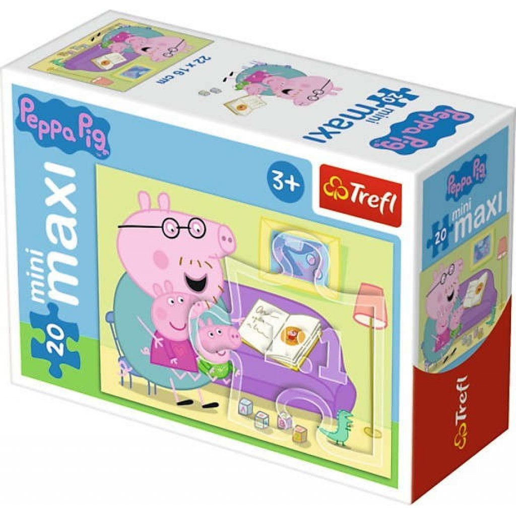 Minipuzzle 56000 Peppa Pig - 4x20 dílků maxi