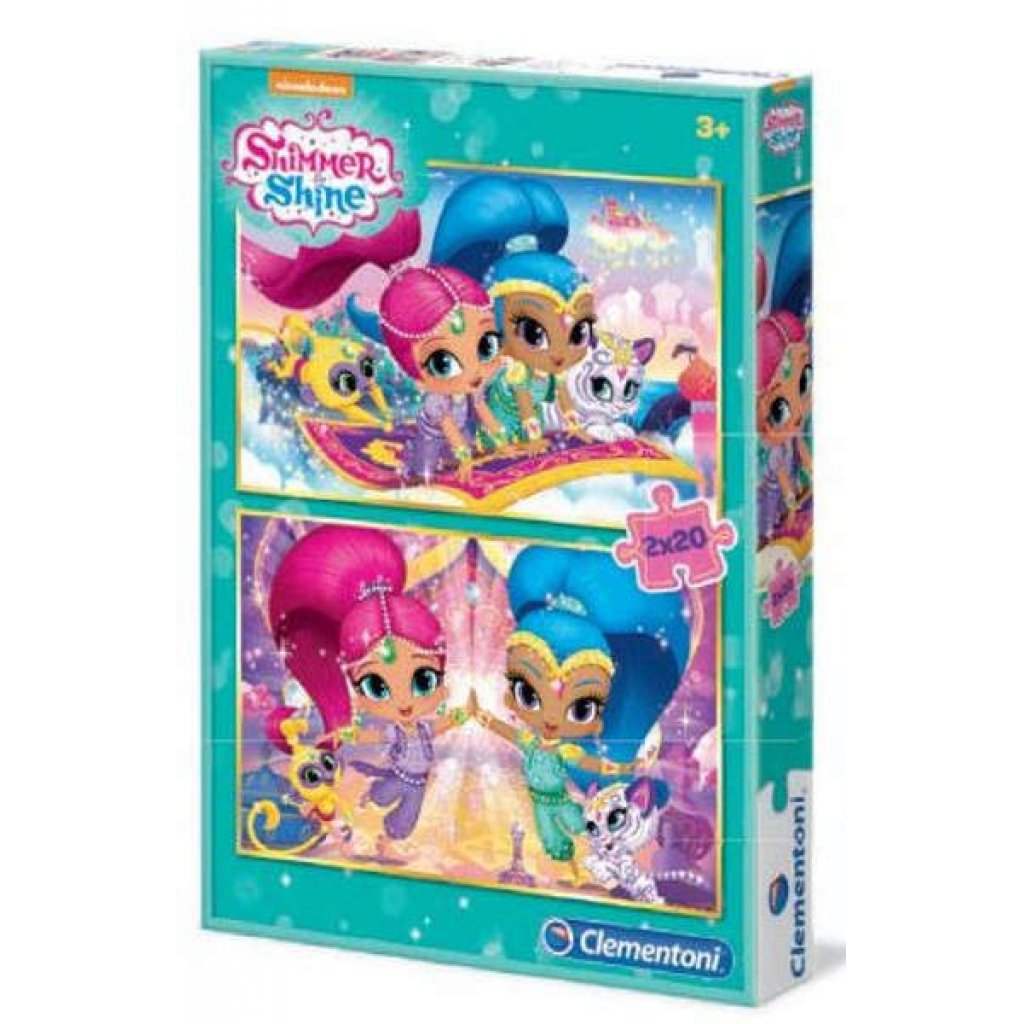 Puzzle 07028 Shimmer a Shine 2x20