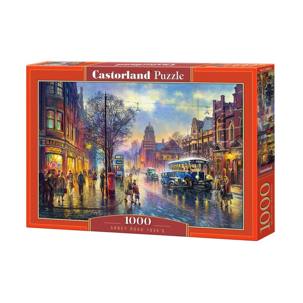 Puzzle 104499 Abbey Road 1930 rok 1930 - 1000 dílků