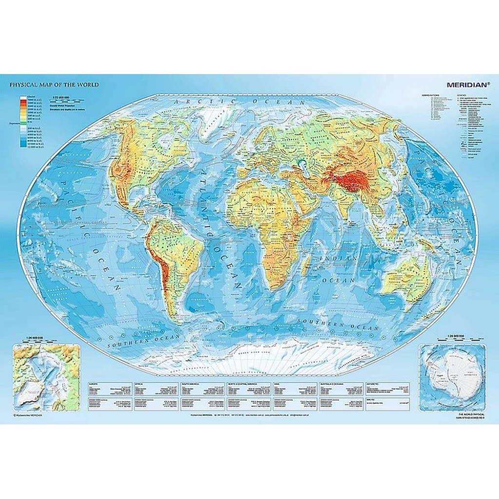 Puzzle 10463 mapa světa 1000 dílků