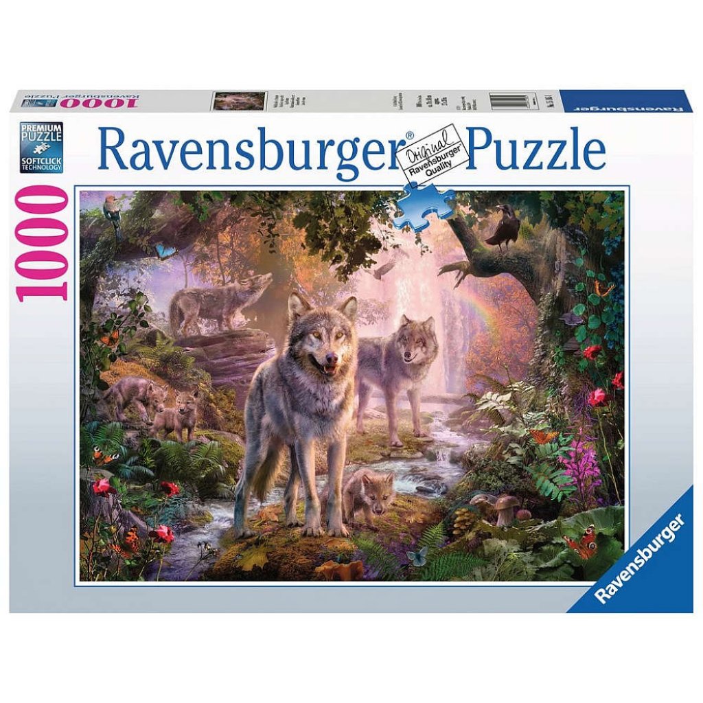 Puzzle 151851 Vlci v lese 1000 dílků 