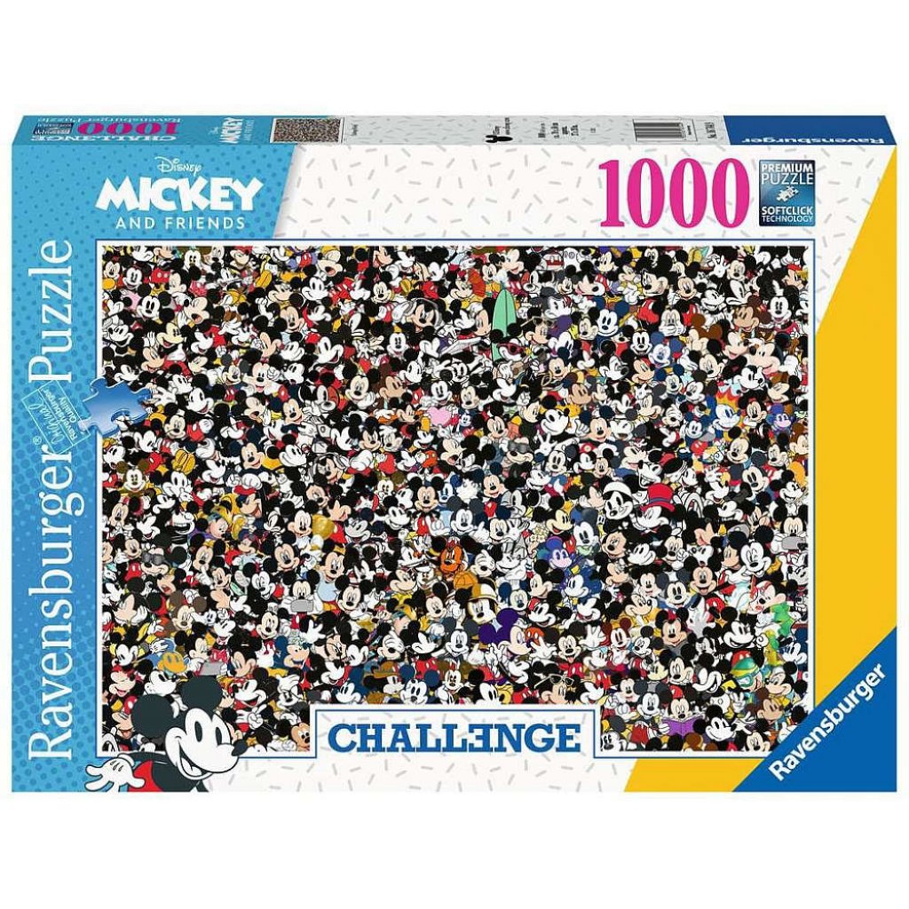Puzzle 16744 Challange Mickey a přátelé 1000 dílků 