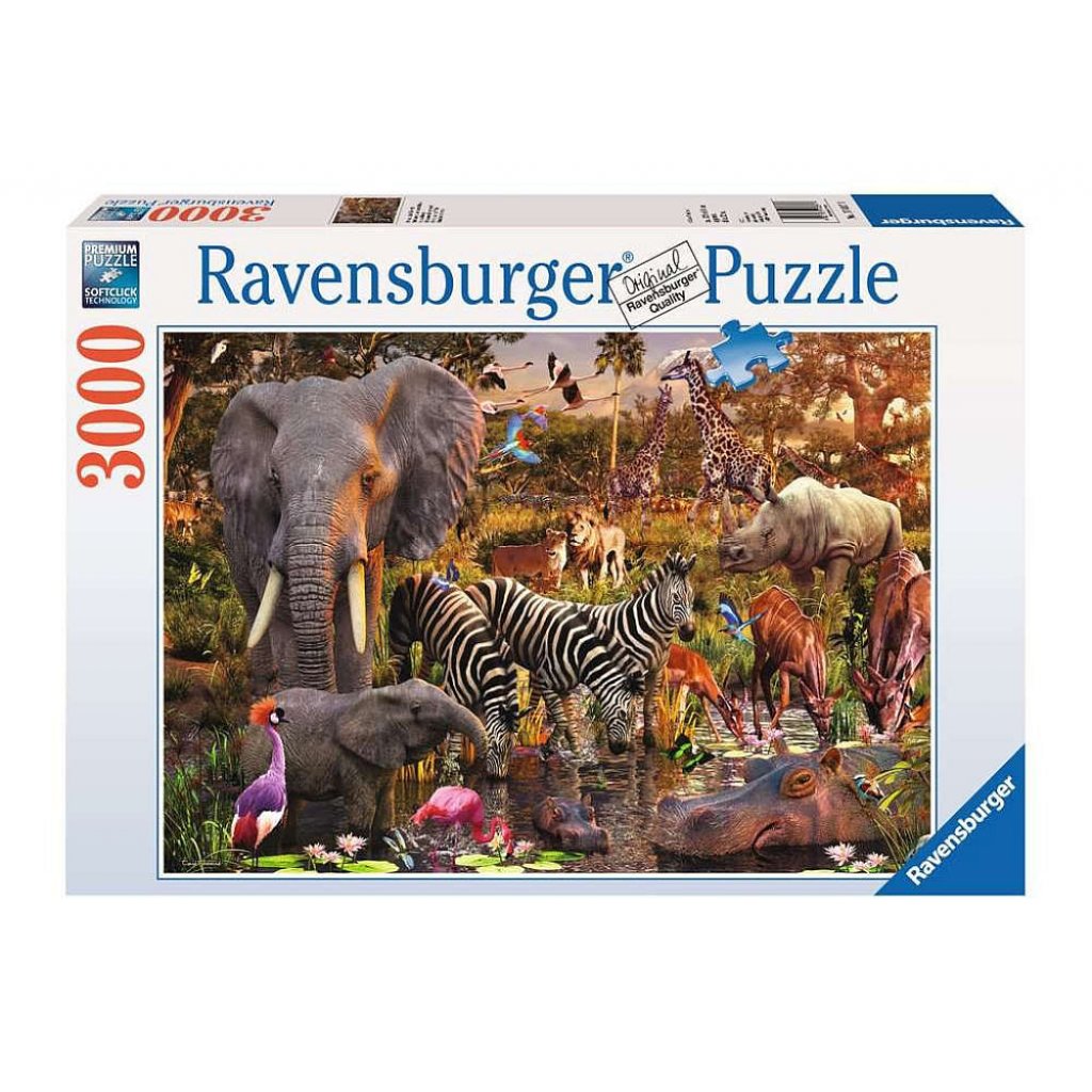 Puzzle 17037 Africká zvířata 3000 dílků