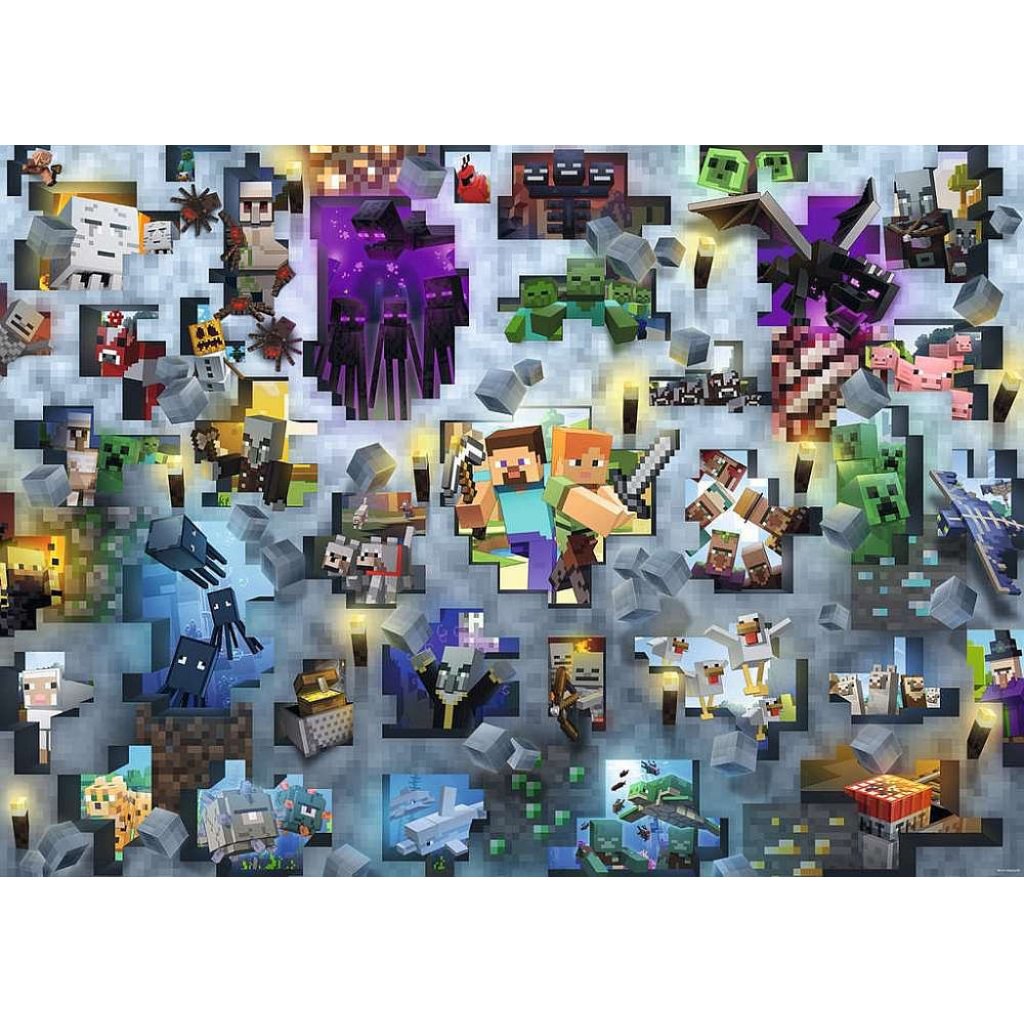 Puzzle 17188 Challange Minecraft 1000 dílků 