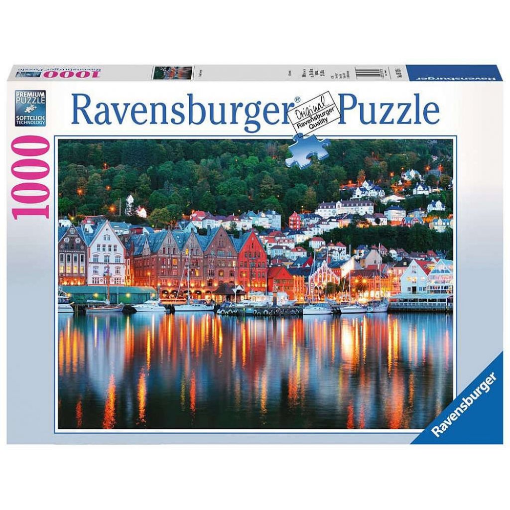 Puzzle 19715 Bergen, Norsko 1000 dílků 