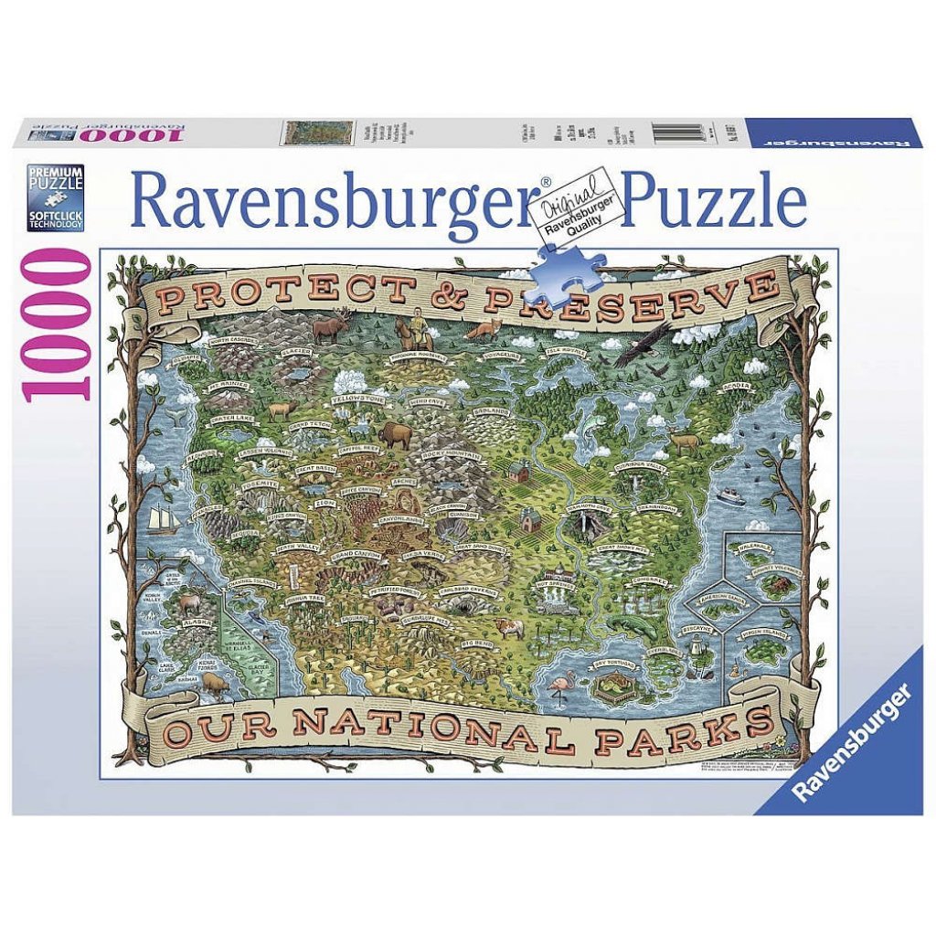 Puzzle 198597 USA národní parky 1000 dílků 