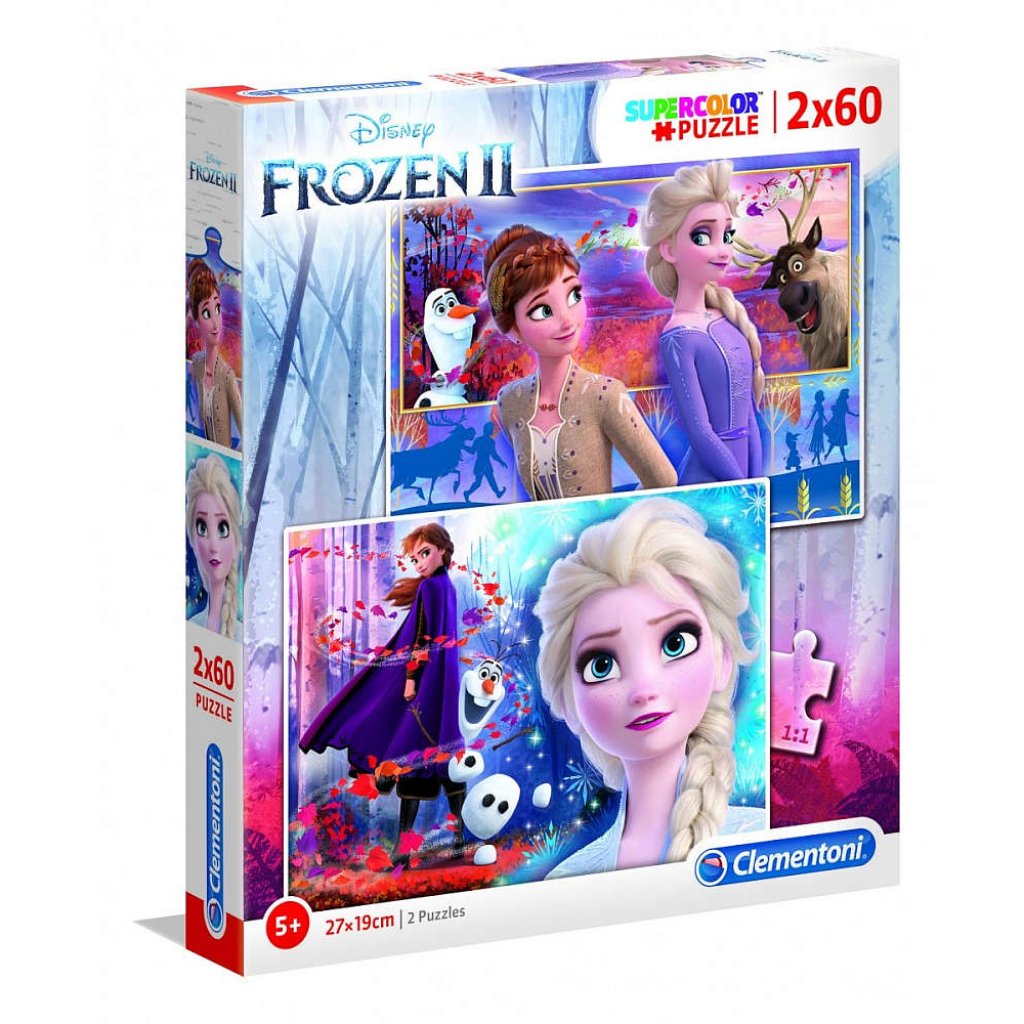Puzzle 21609 - Frozen 2, Ledové království 2x60