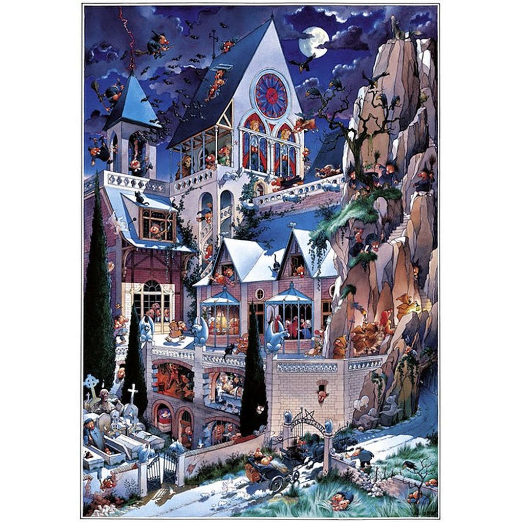 Puzzle 26127 Hororový hrad 2000 dílků