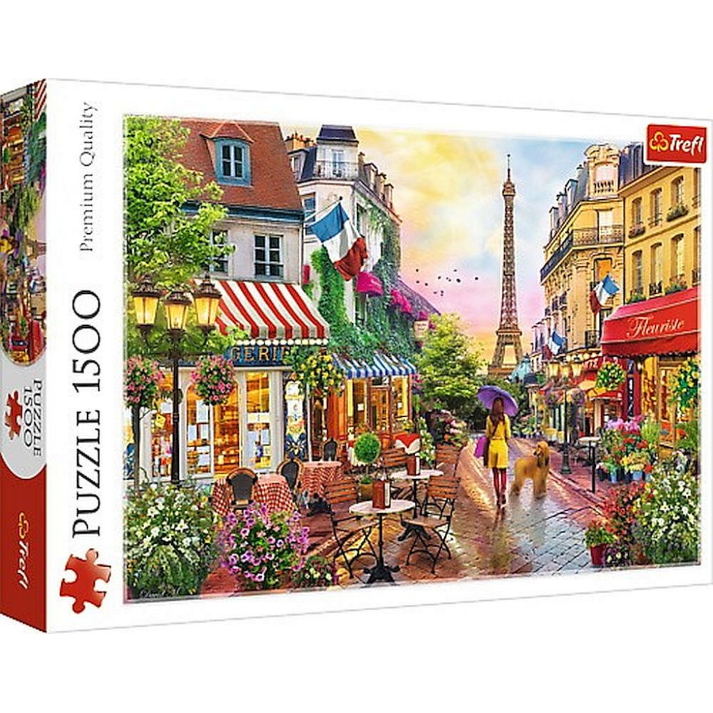 Puzzle 26156 Ulička v Paříži - 1500 dílků