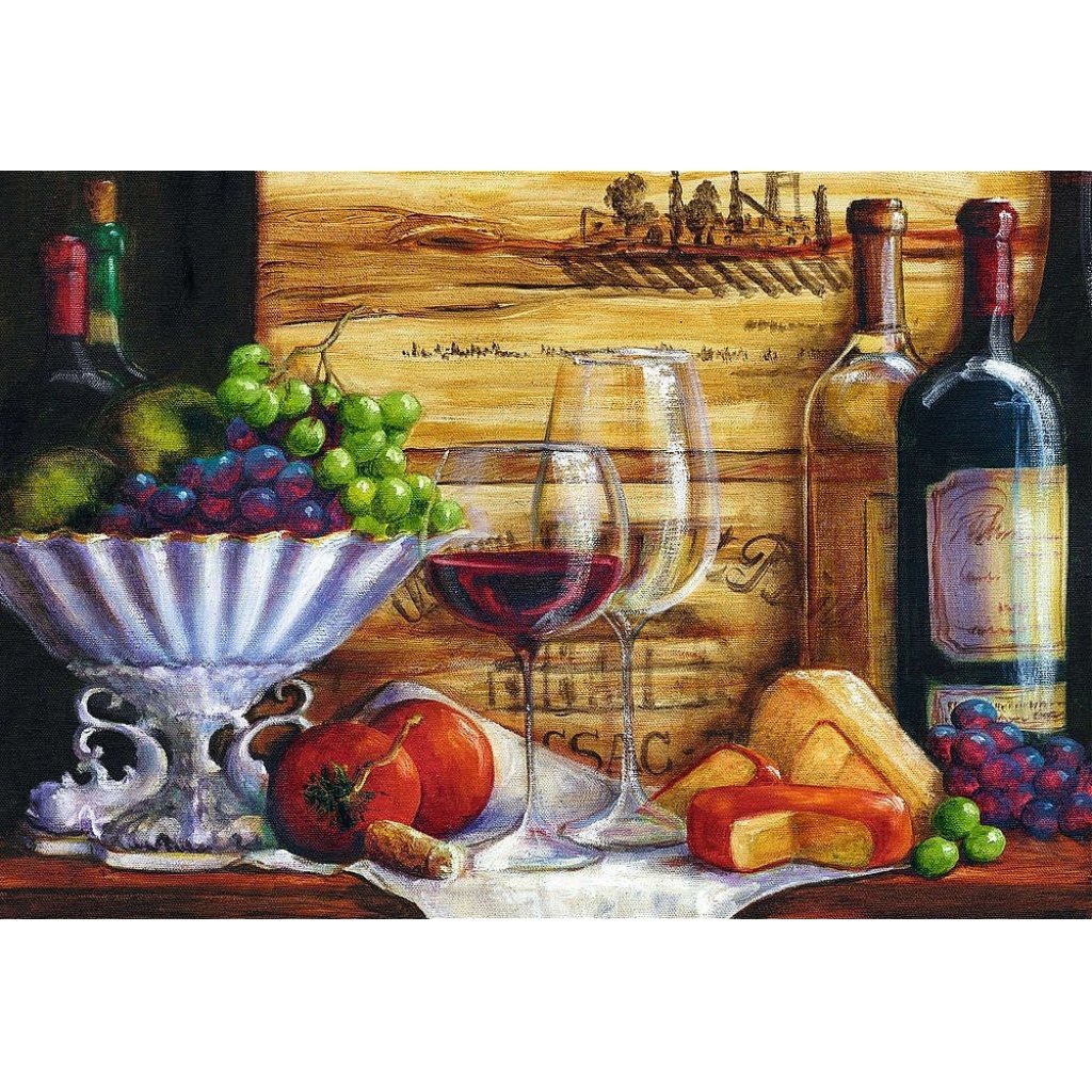 Puzzle 26174 Zátiší, Na vinici - 1500 dílků