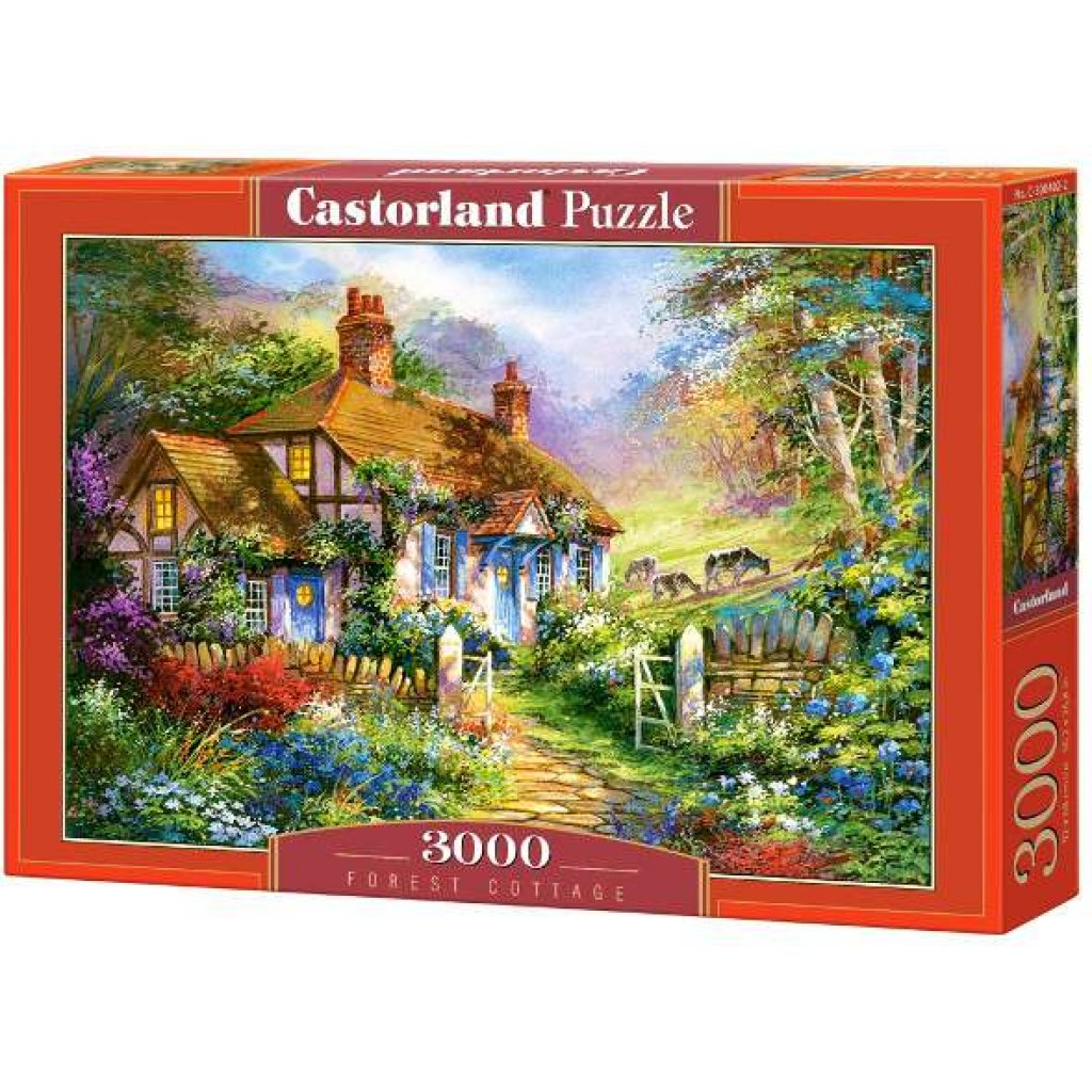 Puzzle 300402 - Domek v lese - 3000 dílků