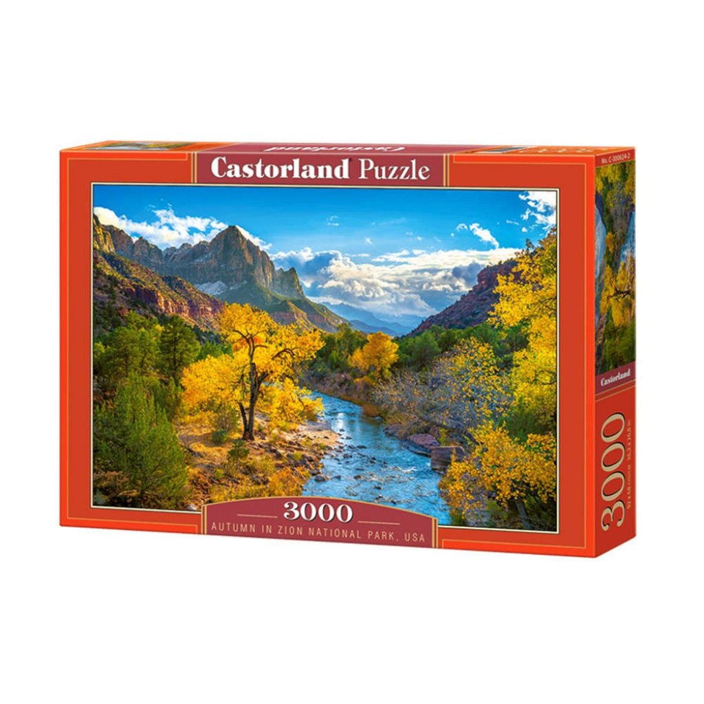 Puzzle 300624 - USA národní park ZION 3000 dílků