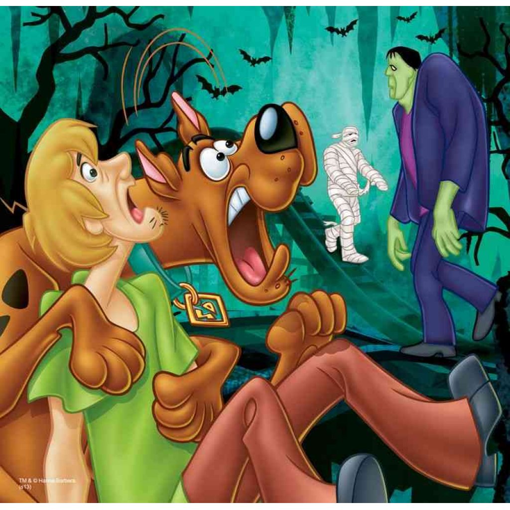 Puzzle 34145 - Scooby Doo 3 v 1, dílky 20 , 36, 50