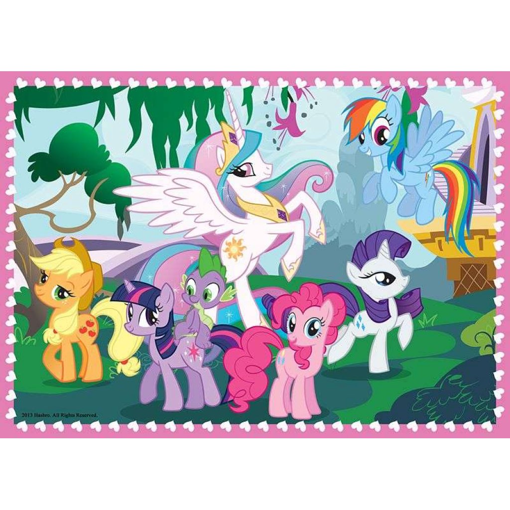 Puzzle 34153 - My Little Pony 4 v 1