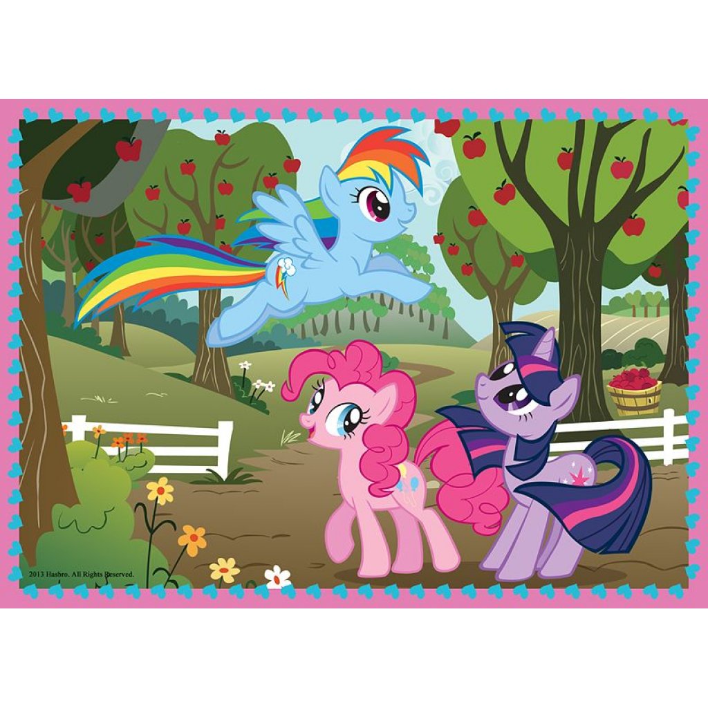 Puzzle 34153 - My Little Pony 4 v 1