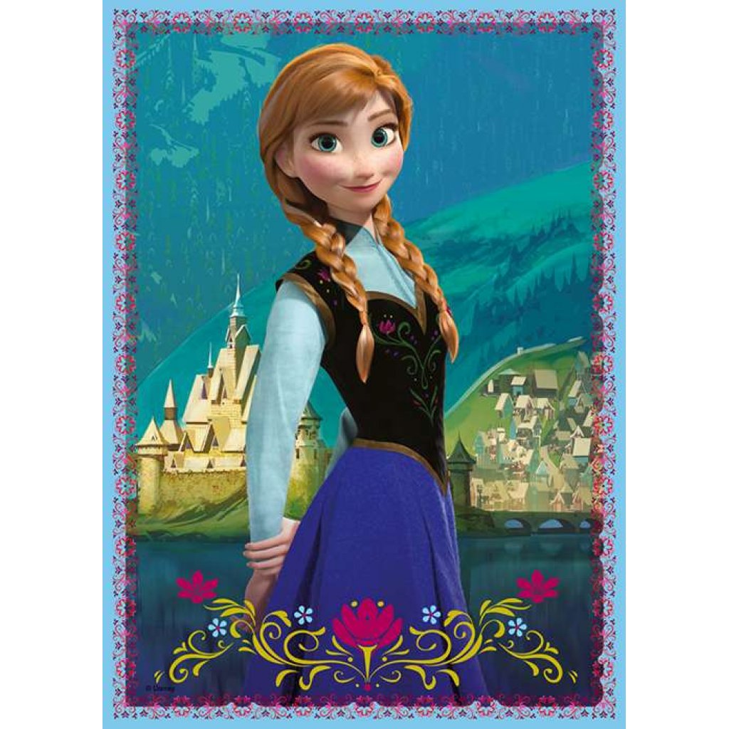 Puzzle 34210 - Ledové království Frozen 4 v 1, 35, 48, 54, 70 dílků