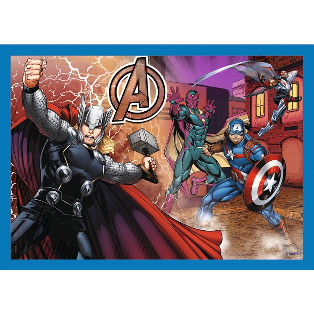 Puzzle 34310 Avengers 4 v 1, 35, 48, 54, 70 dílků