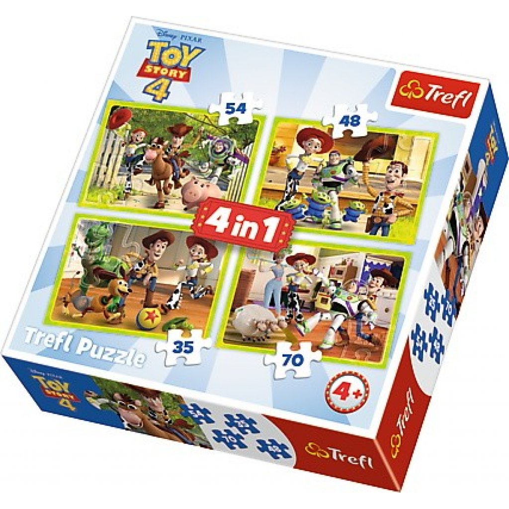 Puzzle 34312 Toy Story 4 v 1, 35, 48, 54, 70 dílků