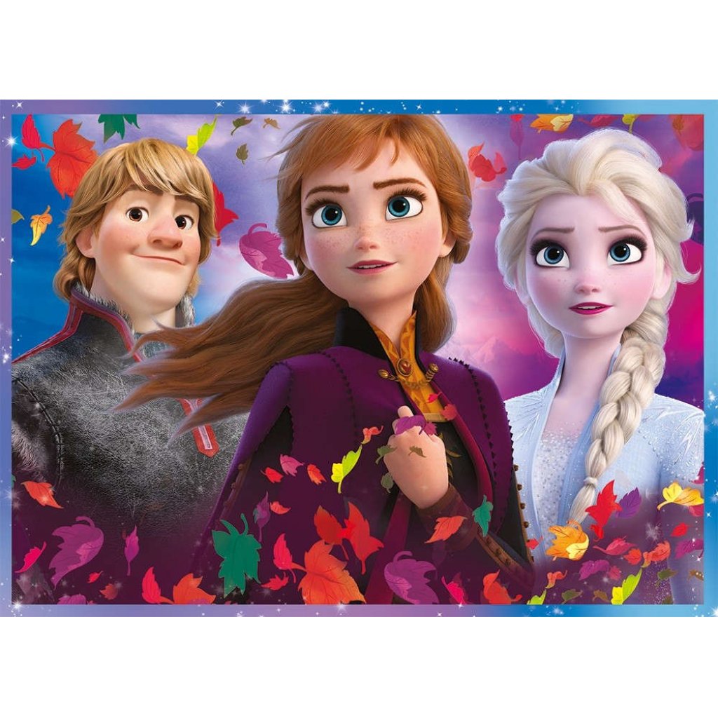 Puzzle 34323 Frozen 2, Ledové království 4 v 1, 35, 48, 54, 70 dílků