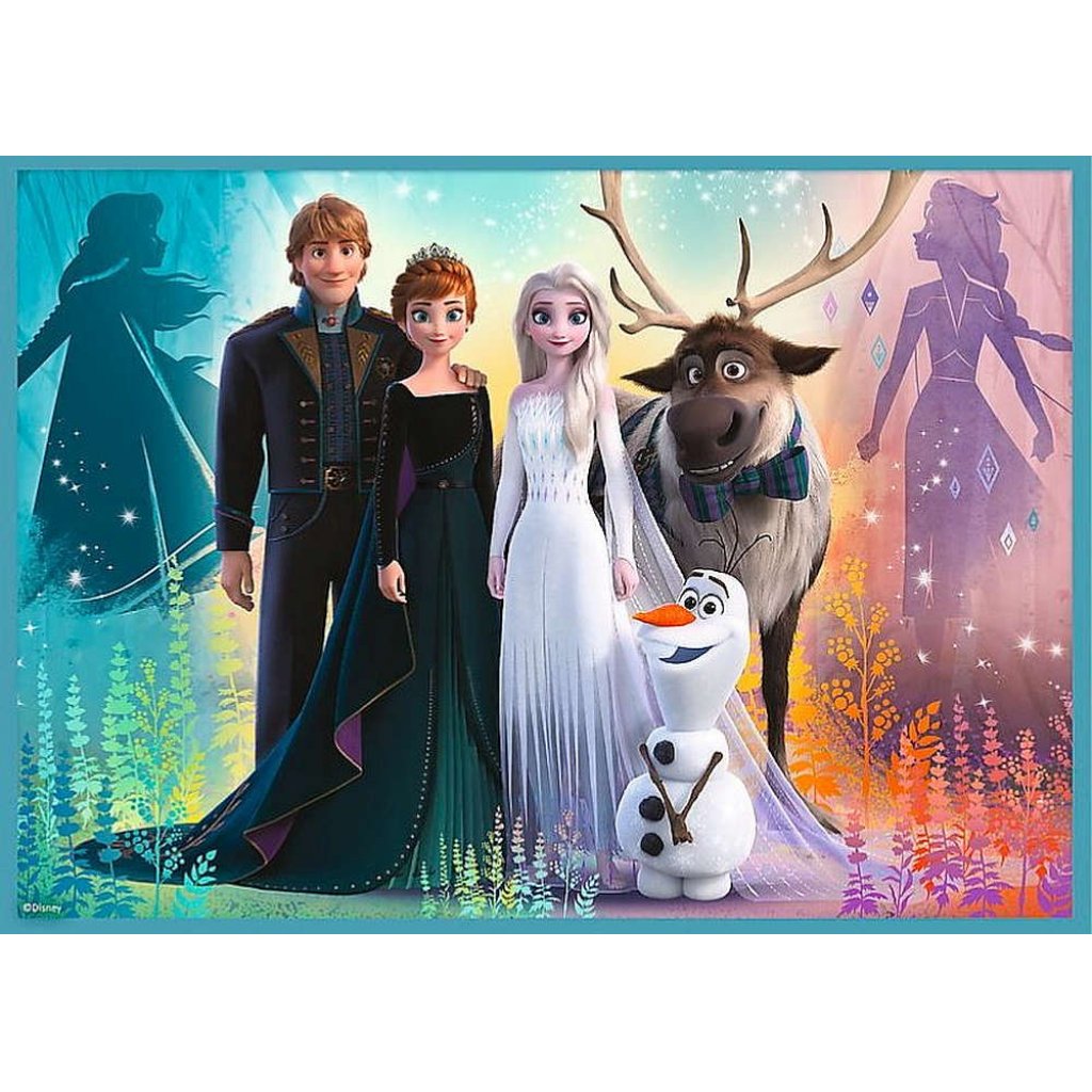 Puzzle 34381 Frozen, Ledové království 4 v 1, 12, 15, 20, 24 dílků