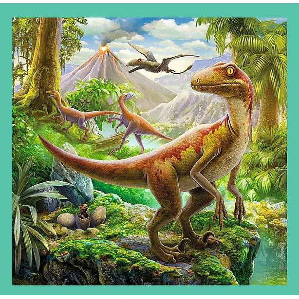 Puzzle 34837 Svět dinosaurů 3 v 1, 35, 48, 54, 70 dílků