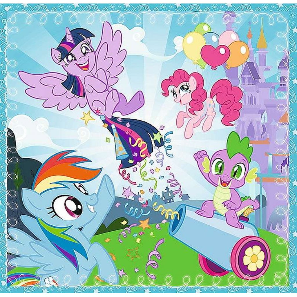 Puzzle  34843 My little Pony, Luna 3v1, 20, 36, 50 dílků