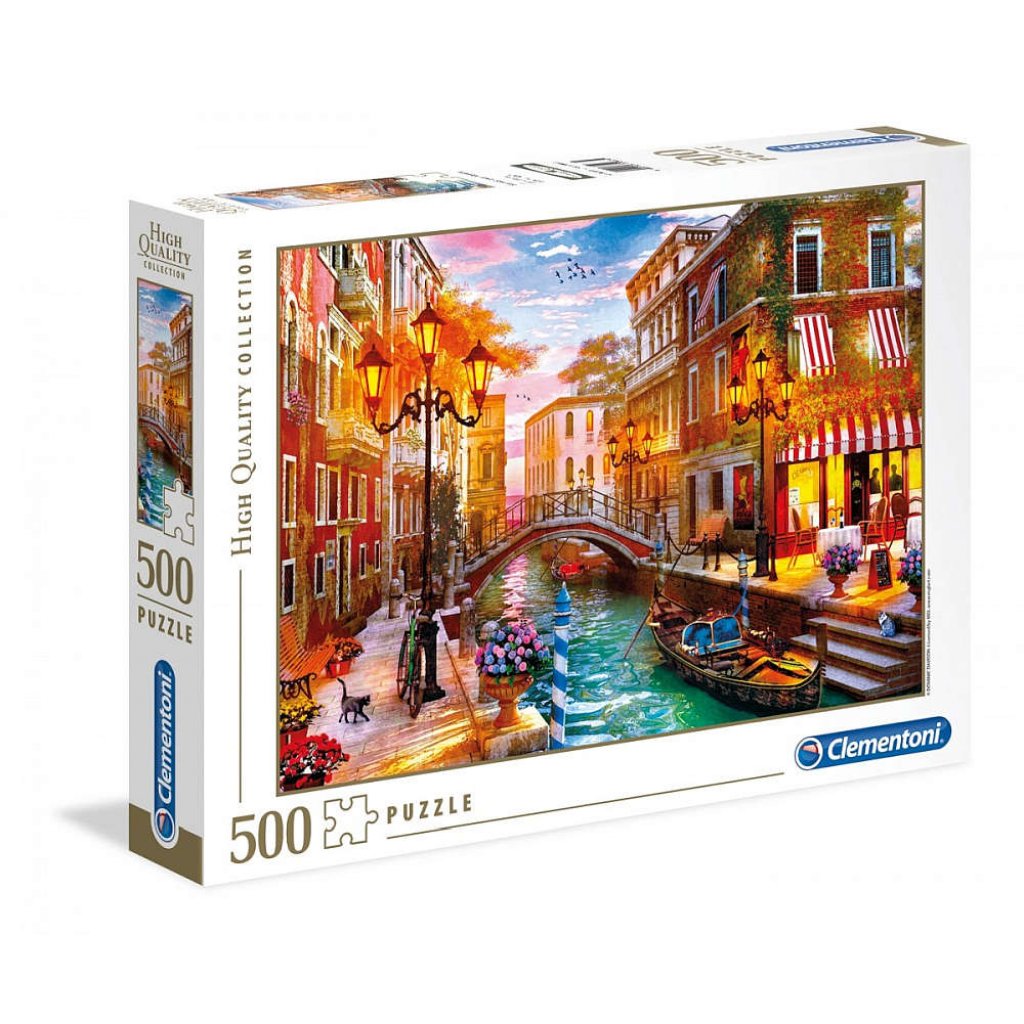 Puzzle 35063 Benátky západ slunce 500 dílků