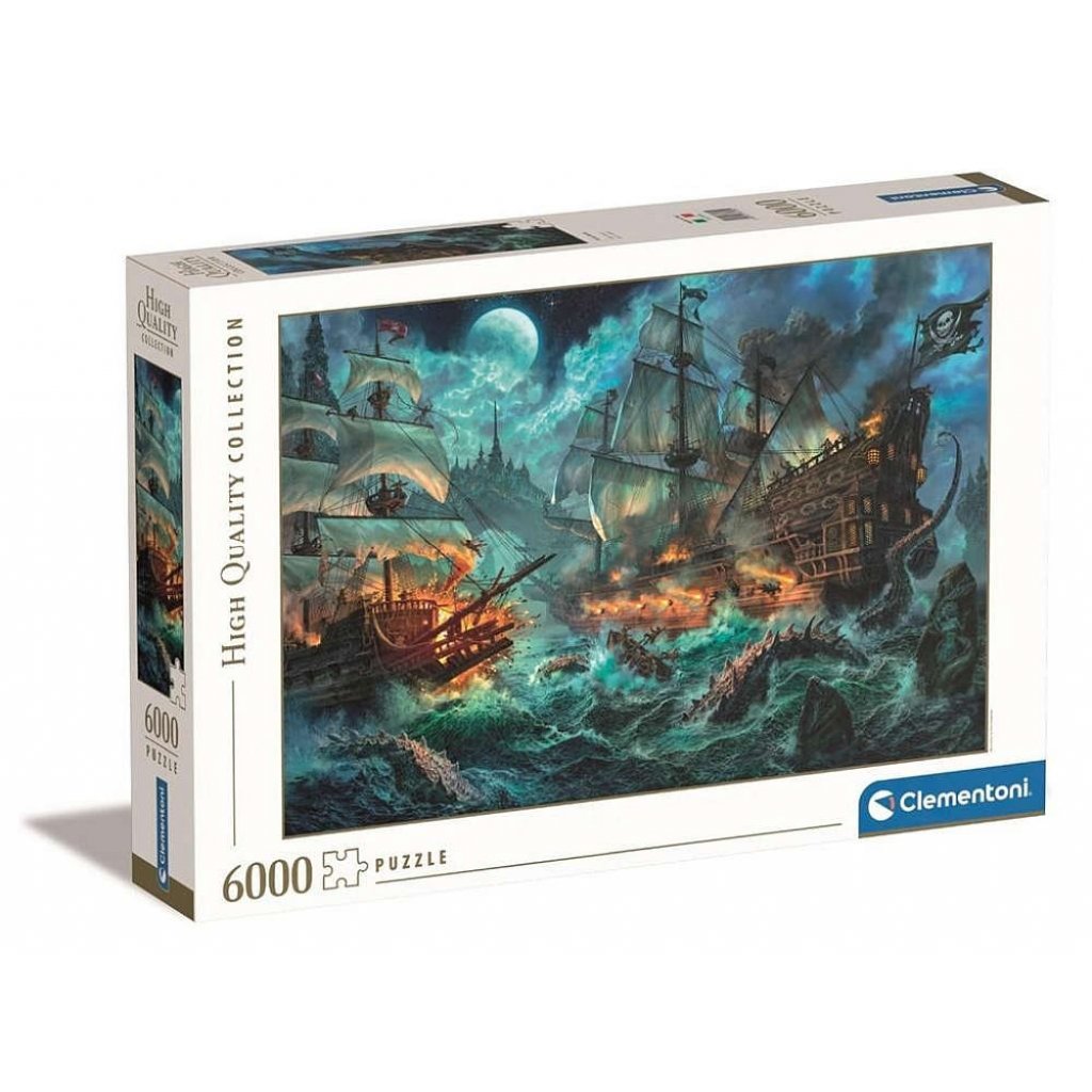 Puzzle 36530 Bitva pirátů  - 6000 dílků