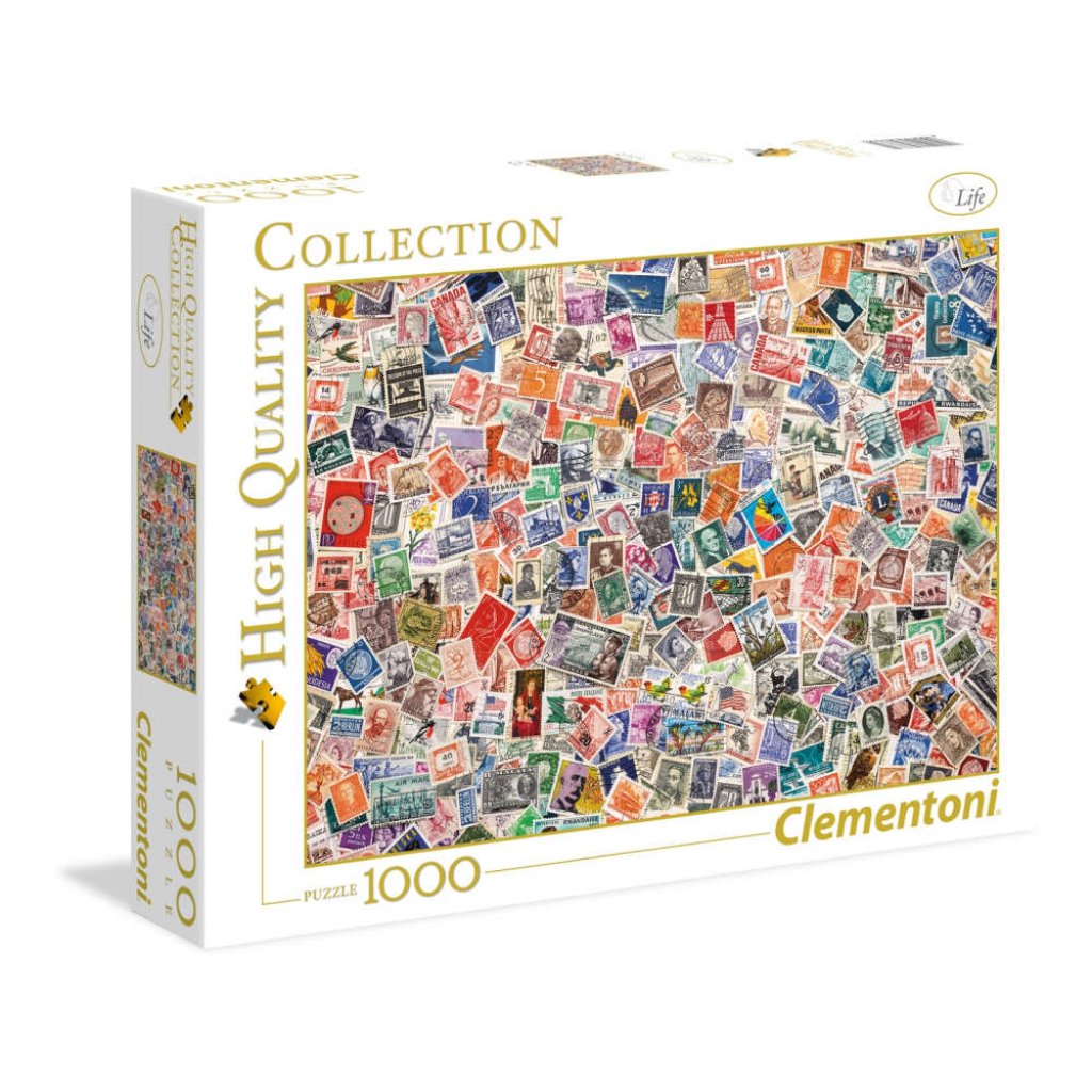 Puzzle 39387 Stamps, známky - 1000 dílků