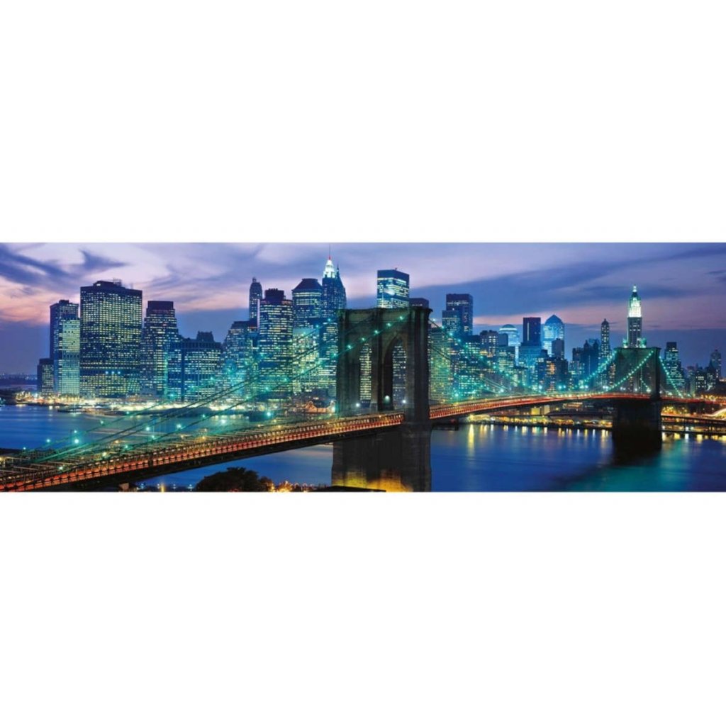Puzzle 39434 New York Brooklynský most- 1000 dílků panorama