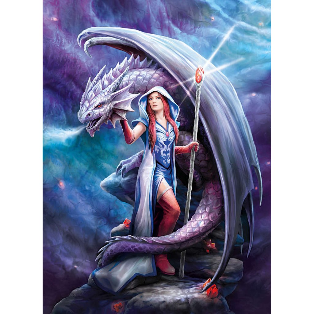 Puzzle 39525 Anne Stokes, Magický drak 1000 dílků