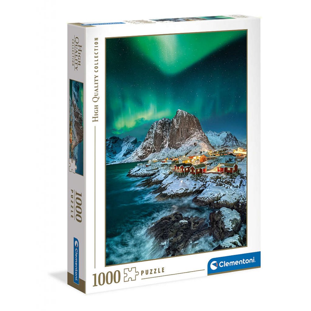 Puzzle 39601 Norsko, Hamnoy, Lofoty 1000 dílků