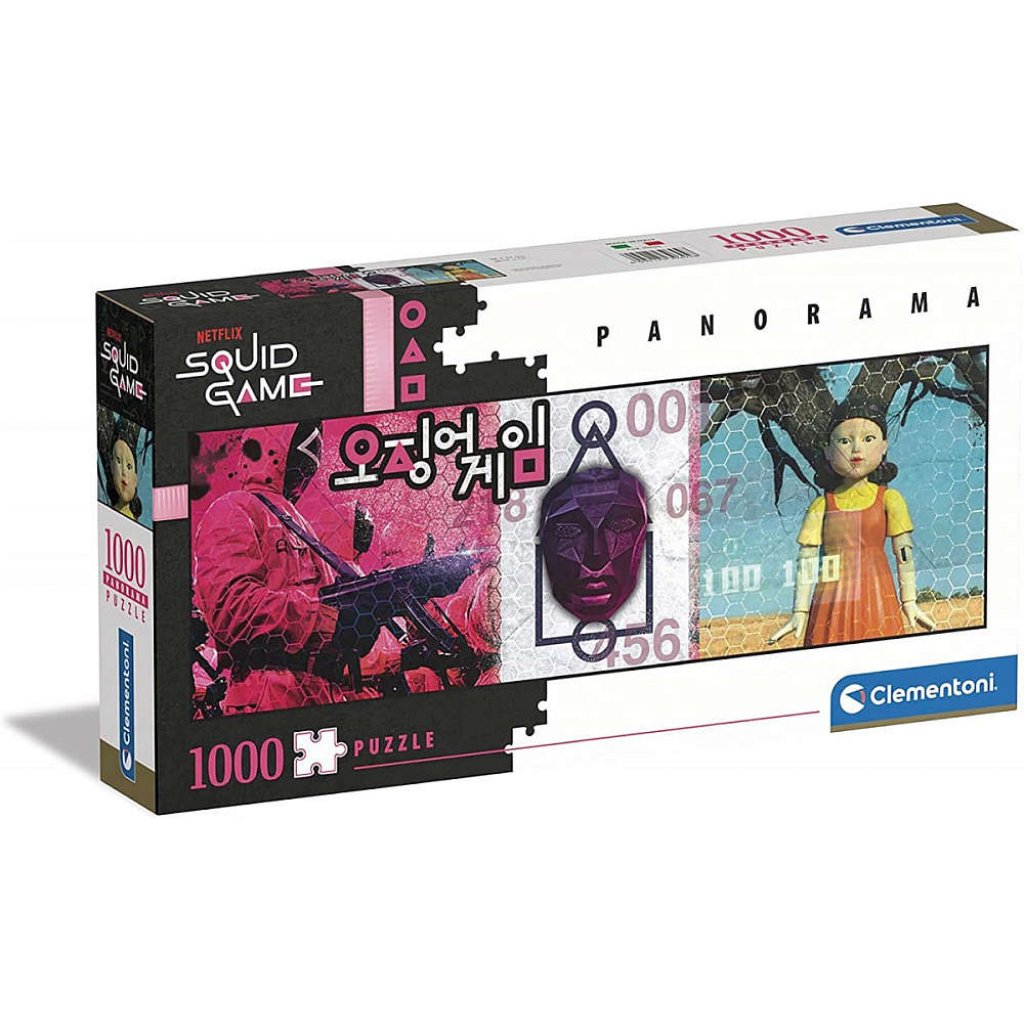 Puzzle 39694 Squid Game, panorama 1000 dílků