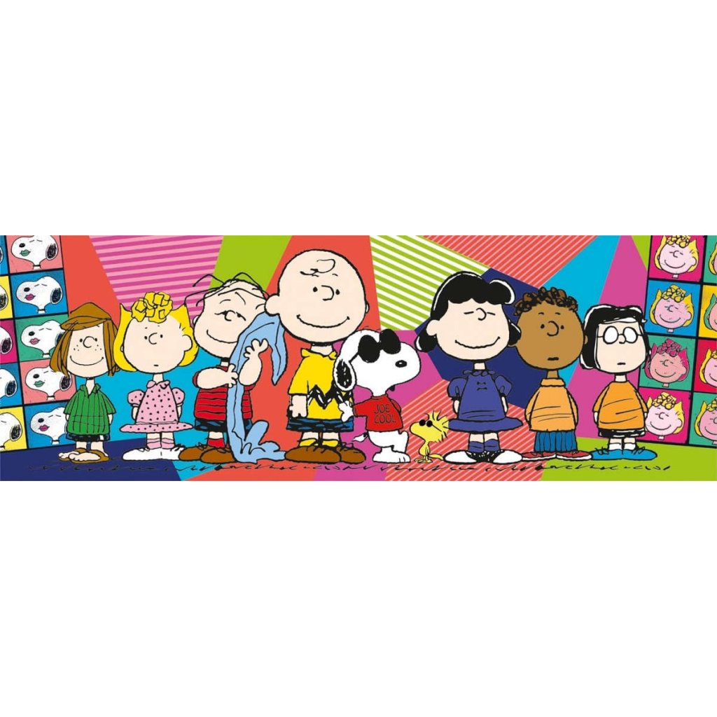 Puzzle 39805 Peanuts,, Snoopy panorama 1000 dílků