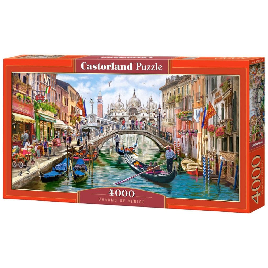 Puzzle 400287 Itálie, Benátky - 4000 dílků