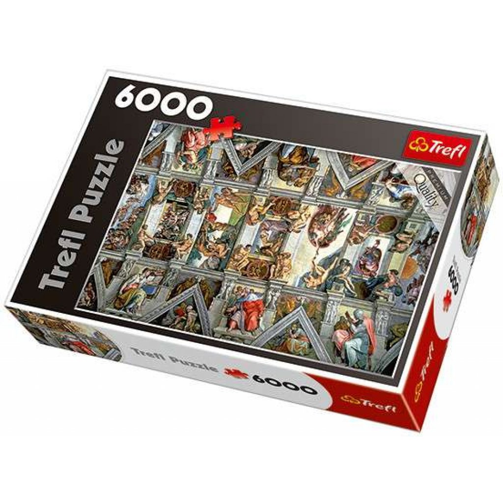 Puzzle 65000 - Klenba, Sixtinská kaple - 6000 dílků