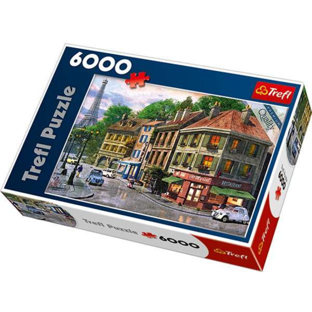 Puzzle 65001 - Ulička v Paříži - 6000 dílků