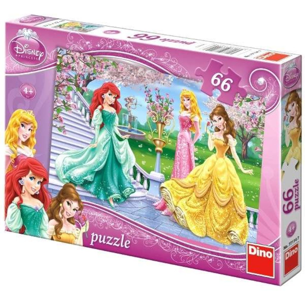 Puzzle 771147 - Princezna u fontány 66 dílků