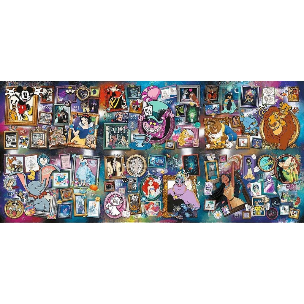 Puzzle 81020 UFT - V průběhu let, Kolekce Disney - 9000 dílků