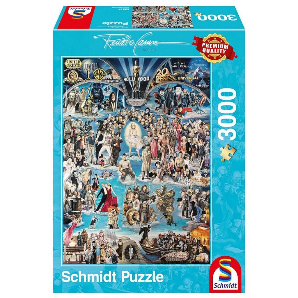 Puzzle 93476 Renato Casaro, Hollywood XXL 3000 dílků