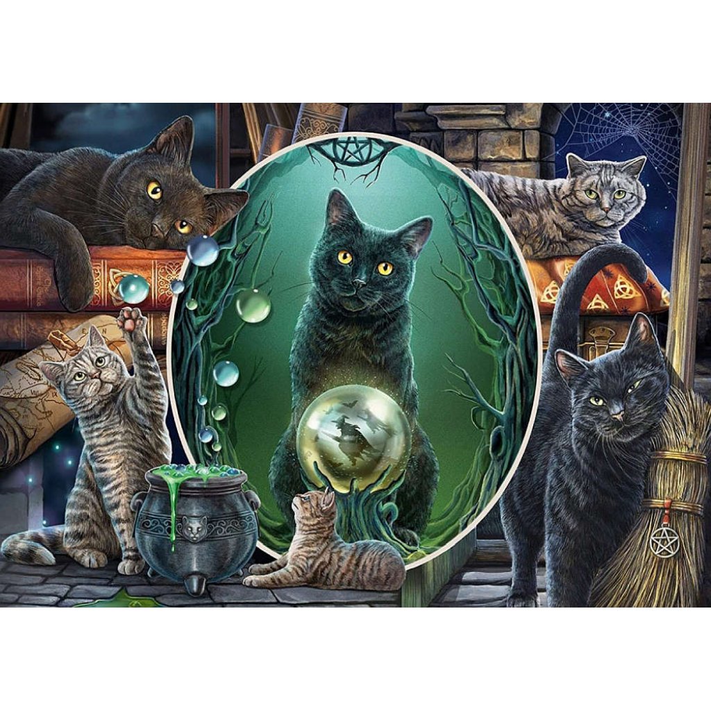 Puzzle 96651 Lisa Parker, Magické kočky 1000 dílků 