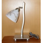 Lampa stolní 176-LN1 stříbro série NARTA