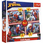 Puzzle 34384 Spiderman 4 v 1, 35, 48, 54, 70 dílků