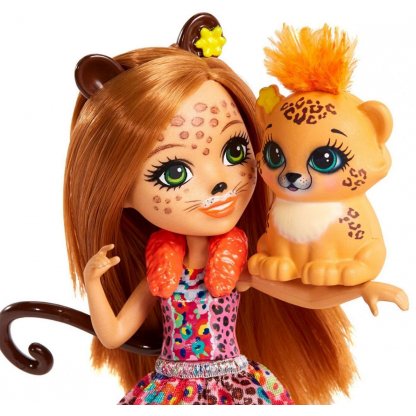 ENCHANTIMALS panenka a zvířátko Cherish Cheetah 2
